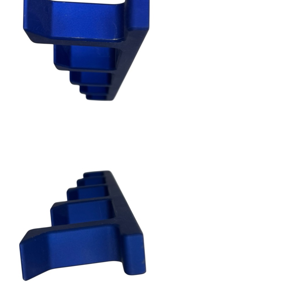 Two Wall Rack Hooks Blue Cast Iron - Picture 16 of 16